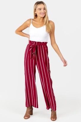 francesca's red jumpsuit