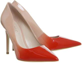 Office Hombre Ombre Point Court Heels Nude Red Ombre