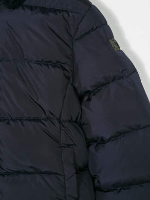 Il Gufo ruffle detail padded jacket