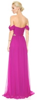 Thumbnail for your product : Notte by Marchesa 3135 Notte by Marchesa Draped Chiffon Gown