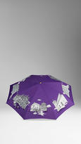 Thumbnail for your product : Burberry Milan Landmarks Folding Umbrella