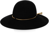 Thumbnail for your product : Lanvin Chain-embellished rabbit and hare-felt hat