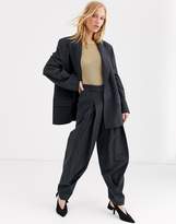 Thumbnail for your product : And other stories & Capsule tapered wool trousers in dark grey