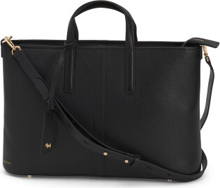 Leather Newton Avenue Medium Zip Top Grab Satchel for Women | Leather/Metal/Suede