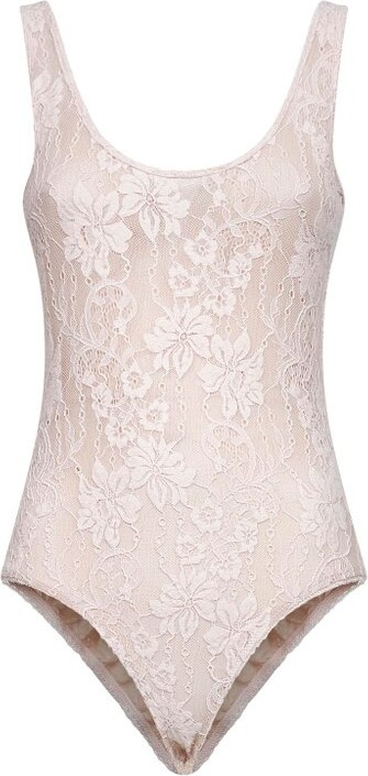 Zimmermann Lace Scoop Bodysuit