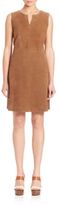 Thumbnail for your product : Max Mara Weekend Lente Sleeveless Suede Dress