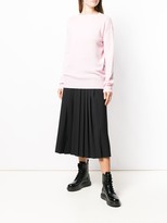 Thumbnail for your product : Prada ribbed crew neck knitted top