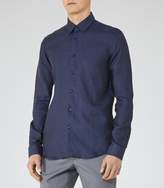 Thumbnail for your product : Reiss Nicky - Linen Button Down Shirt in Navy