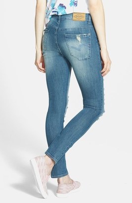 Lee Cooper 'Jainie' Skinny Jeans (Destroyed Blue)