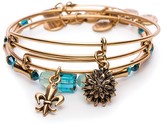 Thumbnail for your product : Alex and Ani Strength in Full Bloom Set of 3 Expandable Wire Bangles, Charity by Design Collection