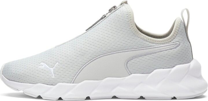 PUMA Leather 2 Trainer In Silver Uk in Metallic Save 54% Womens Mens Shoes Mens Trainers Low-top trainers 