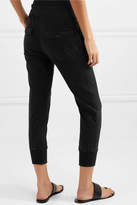 Thumbnail for your product : James Perse Cotton-twill Track Pants - Black