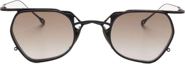 Rigards X The Viridi Anne Geometric-Frame Sunglasses