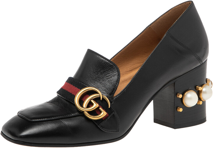black gucci pumps