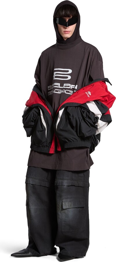 ●送料込●BALENCIAGA●3b Sports Icon Athletic カットショーツ BALENCIAGA 3B OFF SHOULDER TRACKSUIT