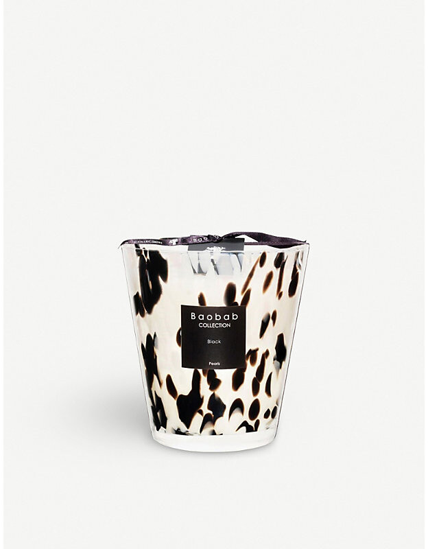 BAOBAB COLLECTION, Pearls Black MAX16 Scented Candle 1.1kg