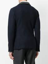 Thumbnail for your product : Emporio Armani contrast-collar blazer