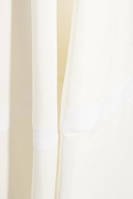 Roksanda Strapless Cotton And Silk-blend Midi Dress