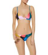 Thumbnail for your product : Mara Hoffman Astrid Colour Block Triangle Bikini Top