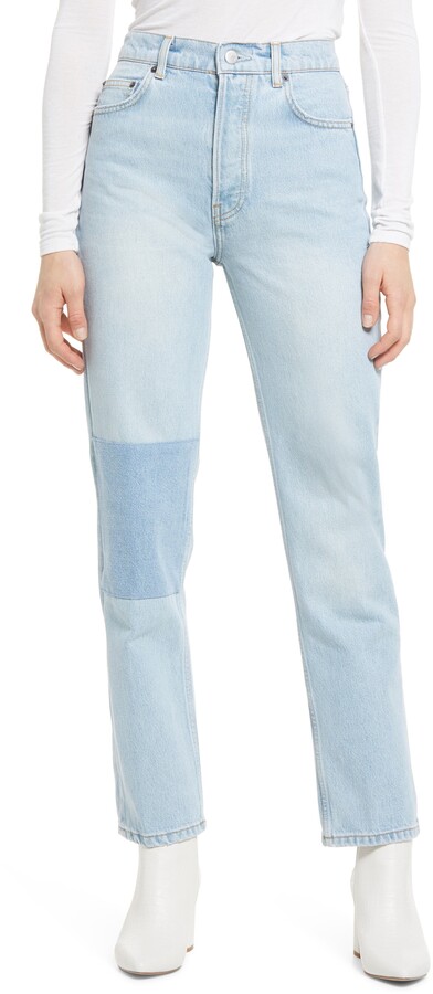 boho embroidered jeans