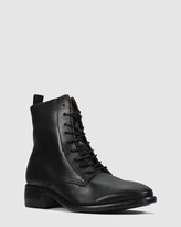Thumbnail for your product : EOS Women's Black Lace-up Boots - Celia