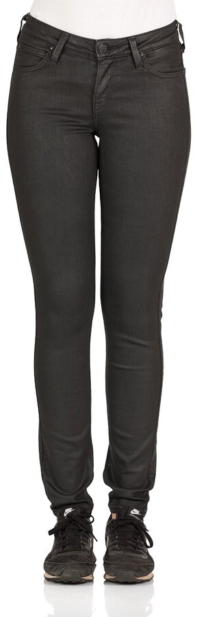 Lee Scarlett Women's Jeans Skinny Fit Black Coated Black - Black - 25W x  31L - ShopStyle