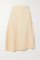 Thumbnail for your product : Vince Asymmetric Twill Midi Skirt