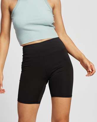 Factorie - Women's Black High-Waisted - High Waisted Elevated Bike Shorts - Size XS at The Iconic