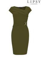 Thumbnail for your product : Next Womens Lipsy Side Buckle Pleat Bodycon Dress