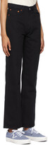 Thumbnail for your product : RE/DONE Black High Rise Loose Jeans
