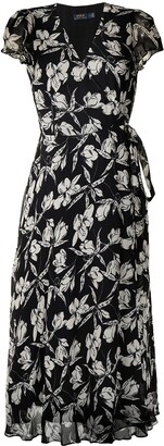 Polo Ralph Lauren Floral-Print Wrap Maxi Dress