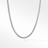Thumbnail for your product : David Yurman Box Chain Necklace in Sterling Silver with 14K Yellow Gold Accent, 3.6mm in Sterling Silver And 14K Yellow Gold | W