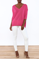 Thumbnail for your product : Love Stitch Lovestitch Cozy Fuchsia Sweater