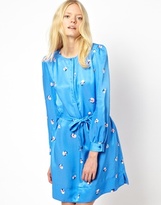 Thumbnail for your product : See by Chloe Button Up Dress in Spaced Out Flower Print
