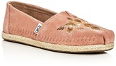 Thumbnail for your product : Toms Women's Alpargata Embroidered Moccasin Espadrille Flats