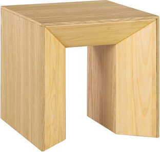 Harold Natural Oak Finish End Table