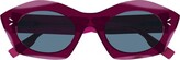 Thumbnail for your product : Alexander McQueen Sunglasses Rectangular Frame Sunglasses