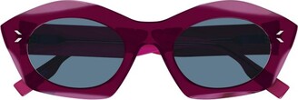 Alexander McQueen Sunglasses Rectangular Frame Sunglasses
