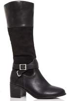 Thumbnail for your product : Quiz Brown Block Heel Buckle Boots
