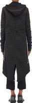 Thumbnail for your product : Rick Owens Flannel-Lined Faille Coat