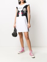 Thumbnail for your product : Boutique Moschino Loves Me, Love Not crepe dress