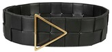Thumbnail for your product : Bottega Veneta Woven Triangle Buckle Belt
