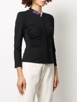 Thumbnail for your product : Emporio Armani Ruched Stretch Fit Jacket