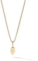 Thumbnail for your product : David Yurman 18kt yellow gold Amulets diamond Hamsa pendant