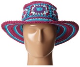 Thumbnail for your product : San Diego Hat Company Kids DL2488 Crochet Macramae Hat w/ Stripe Pattern