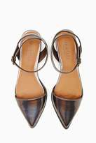 Thumbnail for your product : Nasty Gal Shoe Cult Heir Flat - Pewter