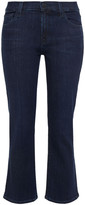 Thumbnail for your product : J Brand Selena Bleached Mid-rise Kick-flare Jeans