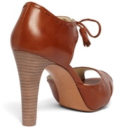 Thumbnail for your product : Brooks Brothers Calfskin Tassel Peep Toe Pump