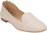 Thumbnail for your product : Chloé Snakeskin Scalloped Flats