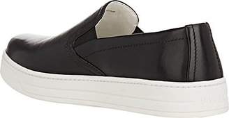 Prada Prada Women's Leather Slip-On Sneakers - Black